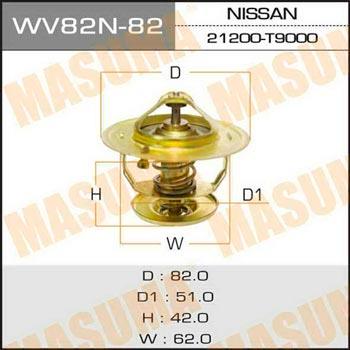 Masuma WV82N-82 Thermostat, coolant WV82N82: Buy near me in Poland at 2407.PL - Good price!