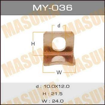 Masuma MY-036 Contact Solenoid Relay MY036: Buy near me in Poland at 2407.PL - Good price!