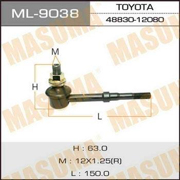 Masuma ML-9038 Стойка стабилизатора ML9038: Отличная цена - Купить в Польше на 2407.PL!