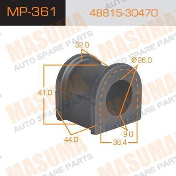 Masuma MP-361 Втулка стабилизатора переднего MP361: Купить в Польше - Отличная цена на 2407.PL!