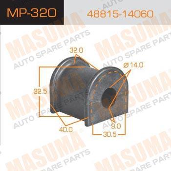 Masuma MP-320 Rear stabilizer bush MP320: Buy near me in Poland at 2407.PL - Good price!