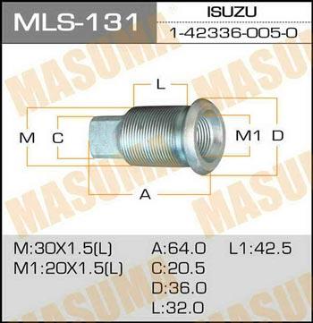 Masuma MLS-131 Radgewindeeinsatz  MLS131: Bestellen Sie in Polen zu einem guten Preis bei 2407.PL!