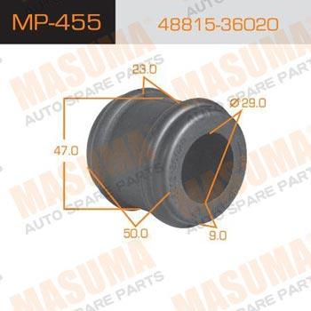 Masuma MP-455 Втулка стабілізатора переднього MP455: Приваблива ціна - Купити у Польщі на 2407.PL!