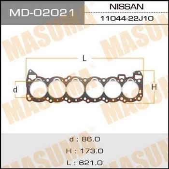 Masuma MD-02021 Gasket, cylinder head MD02021: Buy near me in Poland at 2407.PL - Good price!