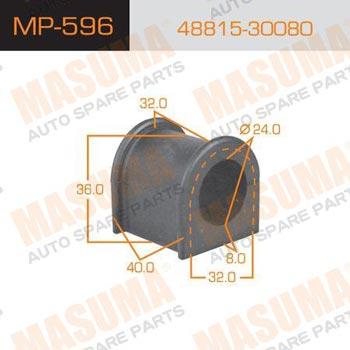 Masuma MP-596 Втулка стабилизатора переднего MP596: Отличная цена - Купить в Польше на 2407.PL!
