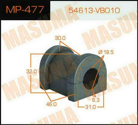 Masuma MP-477 Tuleja stabilizatora tylnego MP477: Dobra cena w Polsce na 2407.PL - Kup Teraz!