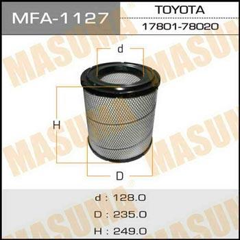 Masuma MFA-1127 Воздушный фильтр MFA1127: Отличная цена - Купить в Польше на 2407.PL!