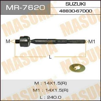 Masuma MR-7620 Inner Tie Rod MR7620: Buy near me in Poland at 2407.PL - Good price!