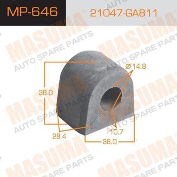 Masuma MP-646 Stabilisatorbuchse hinten MP646: Kaufen Sie zu einem guten Preis in Polen bei 2407.PL!