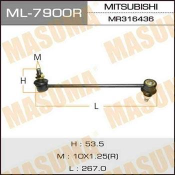 Masuma ML-7900R Rod/Strut, stabiliser ML7900R: Buy near me in Poland at 2407.PL - Good price!