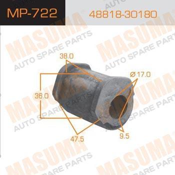 Masuma MP-722 Rear stabilizer bush MP722: Buy near me in Poland at 2407.PL - Good price!