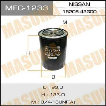 Masuma MFC-1233 Filtr oleju MFC1233: Dobra cena w Polsce na 2407.PL - Kup Teraz!