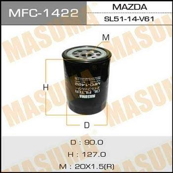 Masuma MFC-1422 Filtr oleju MFC1422: Dobra cena w Polsce na 2407.PL - Kup Teraz!