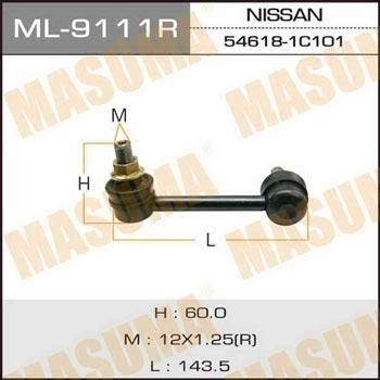 Masuma ML-9111R Rod/Strut, stabiliser ML9111R: Buy near me in Poland at 2407.PL - Good price!