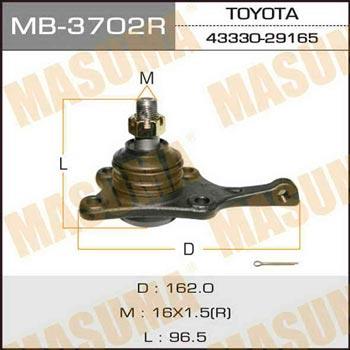 Masuma MB-3702R Sworzeń wahacza MB3702R: Dobra cena w Polsce na 2407.PL - Kup Teraz!