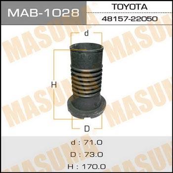 Masuma MAB-1028 Shock absorber boot MAB1028: Buy near me in Poland at 2407.PL - Good price!