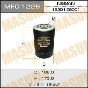 Masuma MFC-1228 Filtr oleju MFC1228: Dobra cena w Polsce na 2407.PL - Kup Teraz!