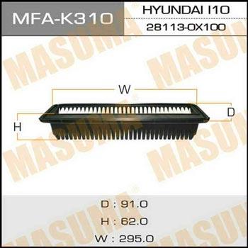 Masuma MFA-K310 Filtr powietrza MFAK310: Dobra cena w Polsce na 2407.PL - Kup Teraz!