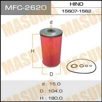 Masuma MFC-2620 Масляный фильтр MFC2620: Отличная цена - Купить в Польше на 2407.PL!