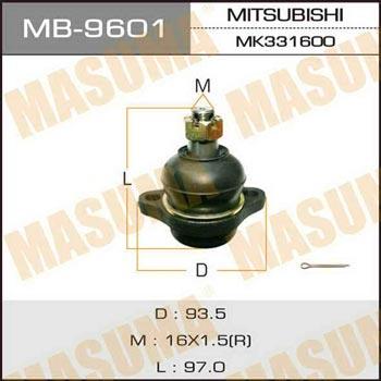 Masuma MB-9601 Ball joint MB9601: Buy near me at 2407.PL in Poland at an Affordable price!