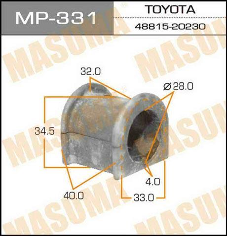 Masuma MP-331 Front stabilizer bush MP331: Buy near me in Poland at 2407.PL - Good price!