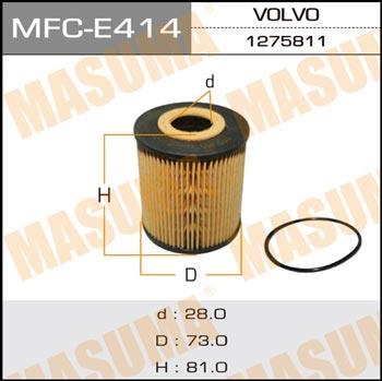 Masuma MFC-E414 Масляный фильтр MFCE414: Отличная цена - Купить в Польше на 2407.PL!