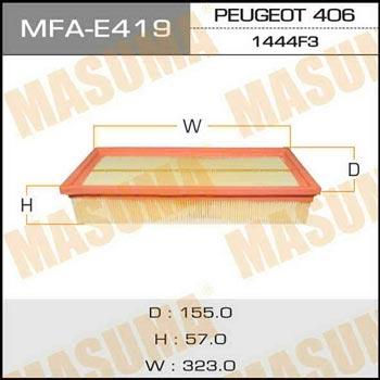 Masuma MFA-E419 Air filter MFAE419: Buy near me at 2407.PL in Poland at an Affordable price!