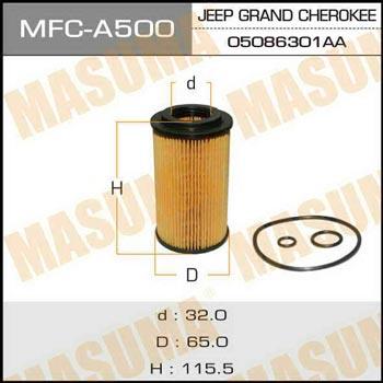 Masuma MFC-A500 Oil Filter MFCA500: Buy near me in Poland at 2407.PL - Good price!