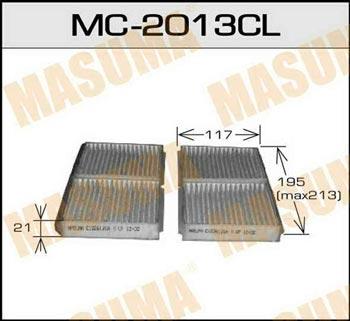 Masuma MC-2013CL Filtr kabinowy MC2013CL: Dobra cena w Polsce na 2407.PL - Kup Teraz!