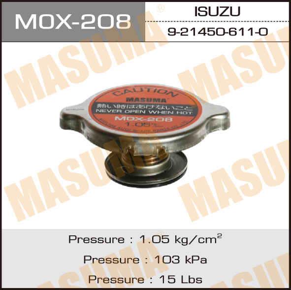 Masuma MOX-208 Kühlerdeckel MOX208: Bestellen Sie in Polen zu einem guten Preis bei 2407.PL!
