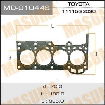Masuma MD-01044S Gasket, cylinder head MD01044S: Buy near me in Poland at 2407.PL - Good price!