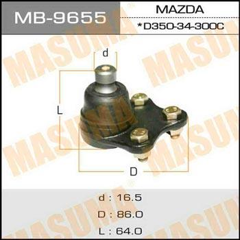 Masuma MB-9655 Ball joint MB9655: Buy near me in Poland at 2407.PL - Good price!