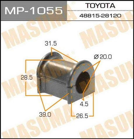 Masuma MP-1055 Втулка стабілізатора заднього MP1055: Приваблива ціна - Купити у Польщі на 2407.PL!