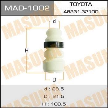 Masuma MAD-1002 Rubber buffer, suspension MAD1002: Buy near me in Poland at 2407.PL - Good price!