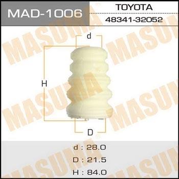 Masuma MAD-1006 Rubber buffer, suspension MAD1006: Buy near me in Poland at 2407.PL - Good price!