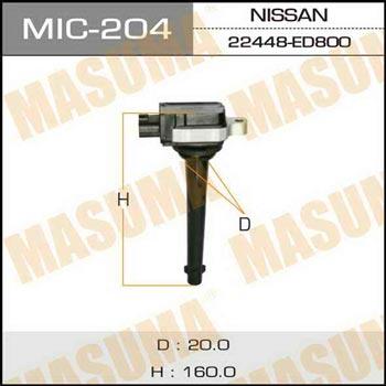 Masuma MIC-204 Ignition coil MIC204: Buy near me in Poland at 2407.PL - Good price!