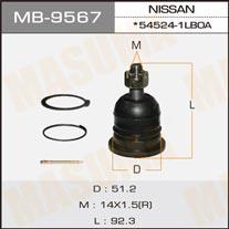 Masuma MB-9567 Ball joint MB9567: Buy near me in Poland at 2407.PL - Good price!
