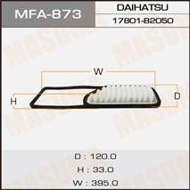 Masuma MFA-873 Воздушный фильтр MFA873: Отличная цена - Купить в Польше на 2407.PL!