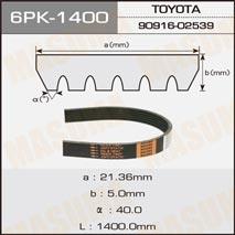 Masuma 6PK-1400 V-ribbed belt 6PK1400 6PK1400: Buy near me in Poland at 2407.PL - Good price!
