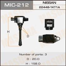 Masuma MIC-212 Ignition coil MIC212: Buy near me in Poland at 2407.PL - Good price!