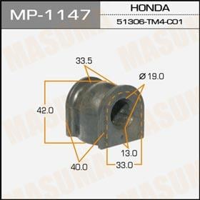 Masuma MP-1147 Front stabilizer bush MP1147: Buy near me at 2407.PL in Poland at an Affordable price!