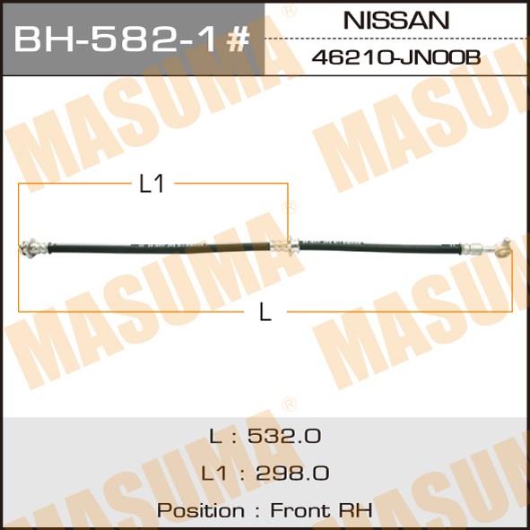 Masuma BH-582-1 Bremsschlauch BH5821: Kaufen Sie zu einem guten Preis in Polen bei 2407.PL!
