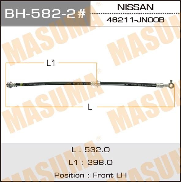 Masuma BH-582-2 Bremsschlauch BH5822: Kaufen Sie zu einem guten Preis in Polen bei 2407.PL!