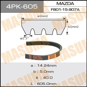 Masuma 4PK-605 Keilrippenriemen 4PK605 4PK605: Kaufen Sie zu einem guten Preis in Polen bei 2407.PL!