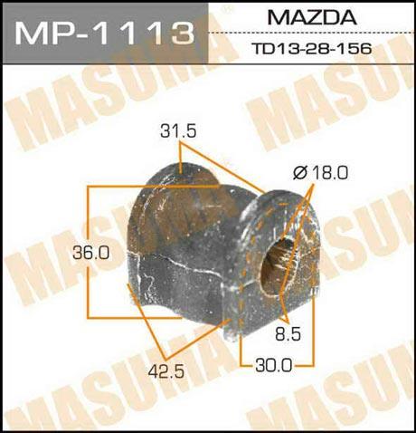 Masuma MP-1113 Bushings MP1113: Buy near me in Poland at 2407.PL - Good price!