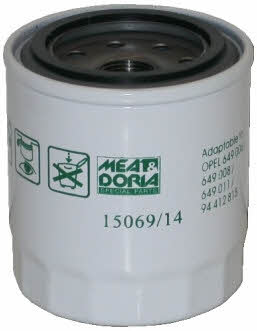 Meat&Doria 15069/14 Oil Filter 1506914: Buy near me in Poland at 2407.PL - Good price!