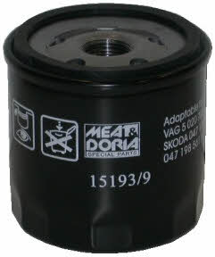 Meat&Doria 15193/9 Oil Filter 151939: Buy near me in Poland at 2407.PL - Good price!