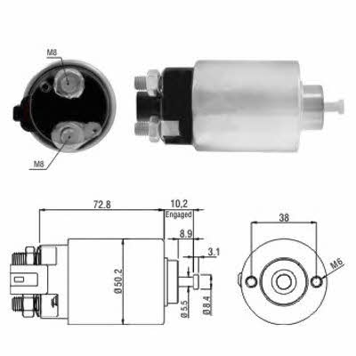 Meat&Doria 46156 Solenoid switch, starter 46156: Buy near me at 2407.PL in Poland at an Affordable price!