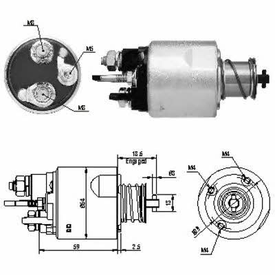 Meat&Doria 46169 Solenoid switch, starter 46169: Buy near me in Poland at 2407.PL - Good price!