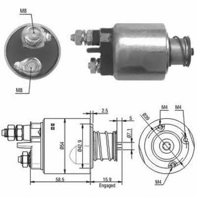 Meat&Doria 46020 Solenoid switch, starter 46020: Buy near me in Poland at 2407.PL - Good price!